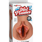Pdx Extreme Wet Pussies Luscious Lips Self Lubricating Stroker - Caramel