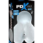 Pdx Male Blow and Go Mega Stroker Anal Masturbator - Clear