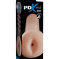 Pdx Male Pump and Dump Anal Stroker - Flesh/Vanilla