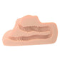 Pdx Plus Perfect Pussy Double Stroker - Flesh/Vanilla