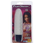 Pearl Sheens Bumpy Vibrator - White - 5in