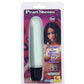 Pearl Sheens Smooth Vibrator - White - 5in