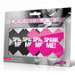 Peekaboo Spank Me Pasties - Black/Pink