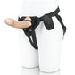 Pegasus Realistic Silicone Rechargeable Dildo with Remote Control and Adjustable Harness - Vanilla - 6.5in - Set