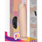 Pegasus Realistic Silicone Rechargeable Dildo with Remote Control and Adjustable Harness - Vanilla - 8in - Set