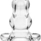 Perfect Fit Double Tunnel Plug - Clear - XLarge