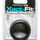Perfect Fit Xact-Fit Silicone Ring Kit - Black - Medium/Small - 3 Pack