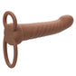 Performance Maxx Rechargeable Silicone Ribbed Dual Penetrator Extender