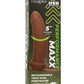 Performance Maxx Rechargeable Silicone Thick Dual Penetrator Extender - Chocolate