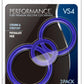 Performance Vs4 Pure Premium Silicone Cock Ring Set (3 Sizes - Blue/Indigo