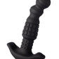 Pineapple Man Rolling Bead Vibrating Rechargeable Silicone Prostate Massager - Black