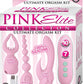 Pink Elite Collection Rechargeable Silicone Vibrator Ultimate Orgasm Kit - Pink