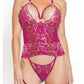 Pink Pussycat Teddy - Pink/Rose Gold - Small