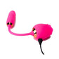 Pink Pussycat Vibrating Thrusting Rechargeable Silicone Rose with Remote