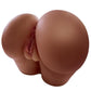 Pipedream Extreme Toyz Fuck Me Silly Bubble Butt Masturbator - Pussy and Ass - Chocolate