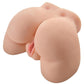 Pipedream Extreme Toyz Phat Ass White Girl Vibrating Masturbator - Pussy and Butt