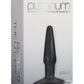 Platinum Premium Silicone - The Li'l End Anal Plug - Charcoal/Grey