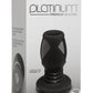 Platinum Premium Silicone - The Stretch - Small Anal Expander Plug - Black