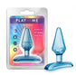 Play with Me Jolly Plug Butt Plug - Blue