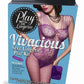 Play with Me Lingerie Vivacious Sexy Lingerie Play Kit - Blue/Purple