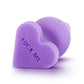 Play with Me Naughtier Candy Heart Fuck Me Silicone Butt Plug