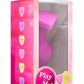 Play with Me Naughtier Candy Heart Ride Me Silicone Butt Plug - Pink