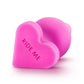 Play with Me Naughtier Candy Heart Ride Me Silicone Butt Plug