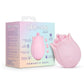 Play with Me Romanic Rose Rechargeable Silicone Clitoral Stimulator - Pink