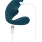 Playboy Charmer Rechargeable Silicone Dual Vibrator with Clitoral Stimulation