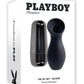 Playboy The Jet Set Sucking Rechargeable Silicone Clitoral Stimulator - Black