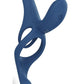 Pleasure Pivot App Control Rechargeable Silicone Couples Vibrator - Blue