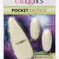 Pocket Exotics Glow In The Dark Double Bullets - Glow - Glow In The Dark/Ivory