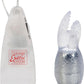 Pocket Exotics Snow Bunny Bullet - Clear - 4in
