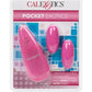 Pocket Exotics Vibrating Double Pink Passion Bullets - Pink