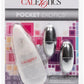Pocket Exotics Vibrating Double Silver Bullets - Silver