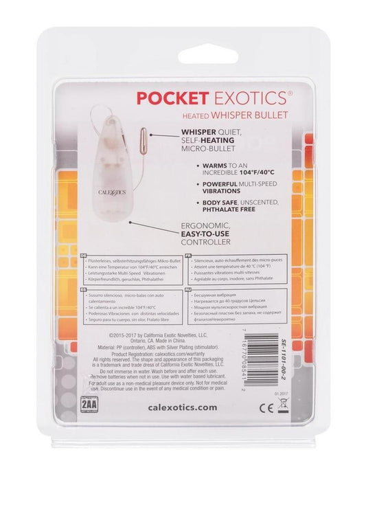 Pocket Exotics Warming Whisper Bullet