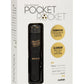 Pocket Rocket Limited Edition Mini Massager Velvet Touch - Black