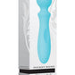 Pocket Wand Rechargeable Silicone Wand Massager - Aqua/Blue