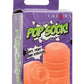 Pop Sock Ribbed Stroker - Orange