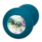 Power Gem Vibrating Crystal Probe Silicone Rechargeable Butt Plug
