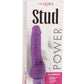 Power Stud Cliterrific Vibrator Waterproof - Purple - 6.75in