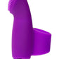 Powerbullet Naughty Nubbies Silicone Rechargeable Finger Massager - Purple