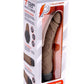 Powercocks Silicone Realistic Vibrator - Chocolate - 7in