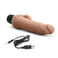 Powercocks Silicone Realistic Vibrator with Clitoral Stimulator