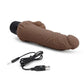 Powercocks Silicone Realistic Vibrator with Clitoral Stimulator