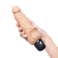 Powercocks Silicone Realistic Vibrator with Clitoral Stimulator