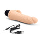 Powercocks Silicone Realistic Vibrator with Clitoral Stimulator