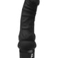 Powercocks Silicone Rechargeable Realistic Vibrator - Black - 6in