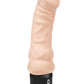 Powercocks Silicone Rechargeable Realistic Vibrator - Vanilla - 6in
