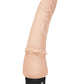 Powercocks Silicone Rechargeable Slim Anal Realistic Vibrator - Vanilla - 7in